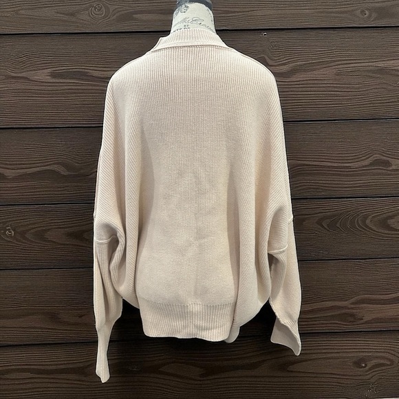 Free People Easy Street Tunic Cream Sweater - Picture 4 of 10